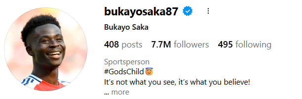 Bukayo Saka